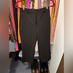 Express Striped Ankle High Rise Dress Pants Size 2 Short